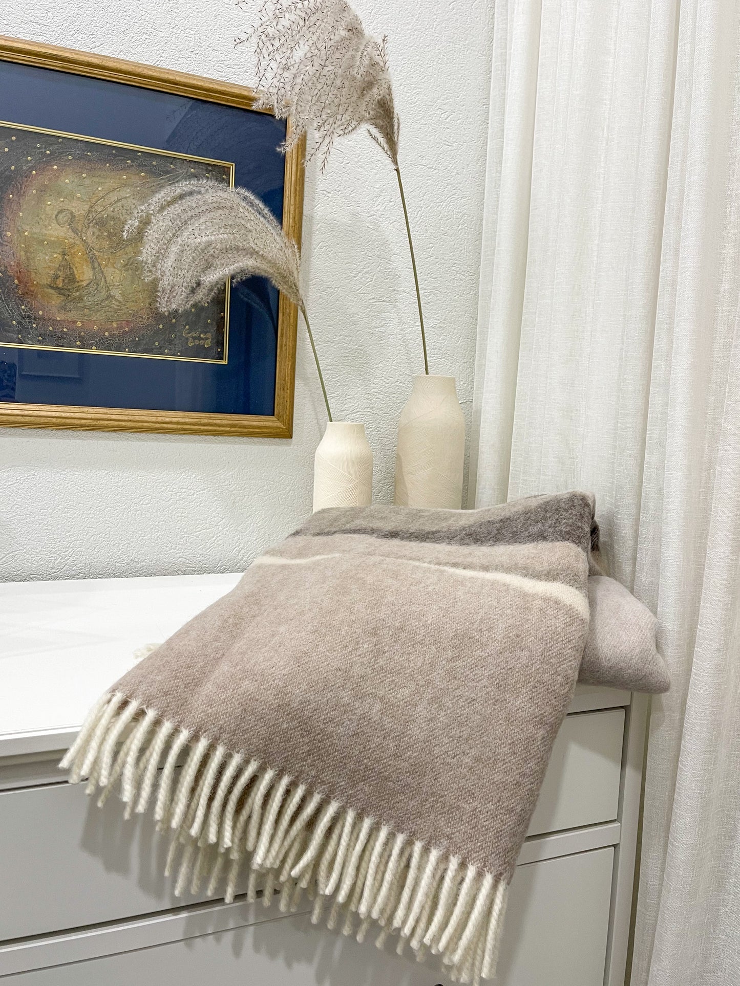 Merino wool blanket "Kalnai"