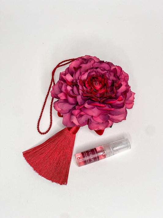 Hanging fragrance "Bordeaux rose"