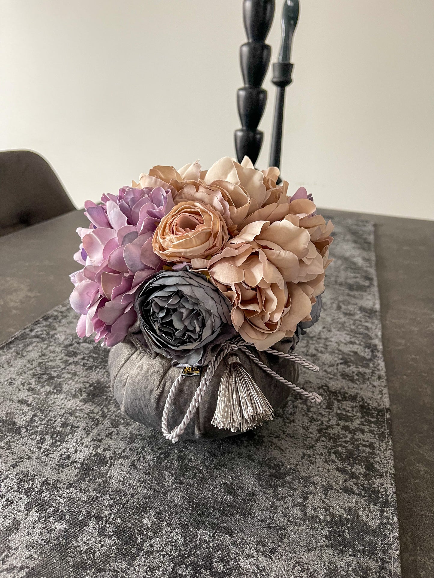 Table runner "Silver Land"