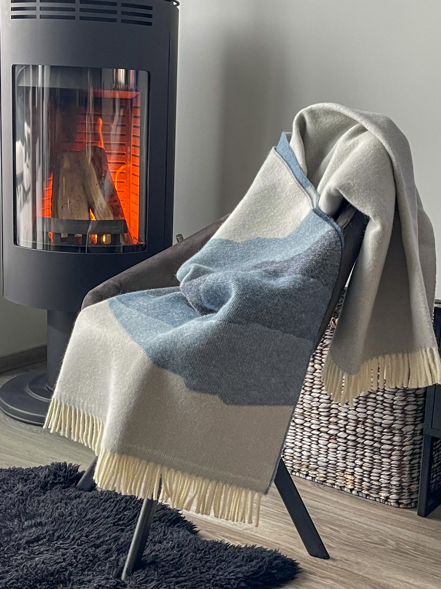 Merino wool blanket "Kalnai"