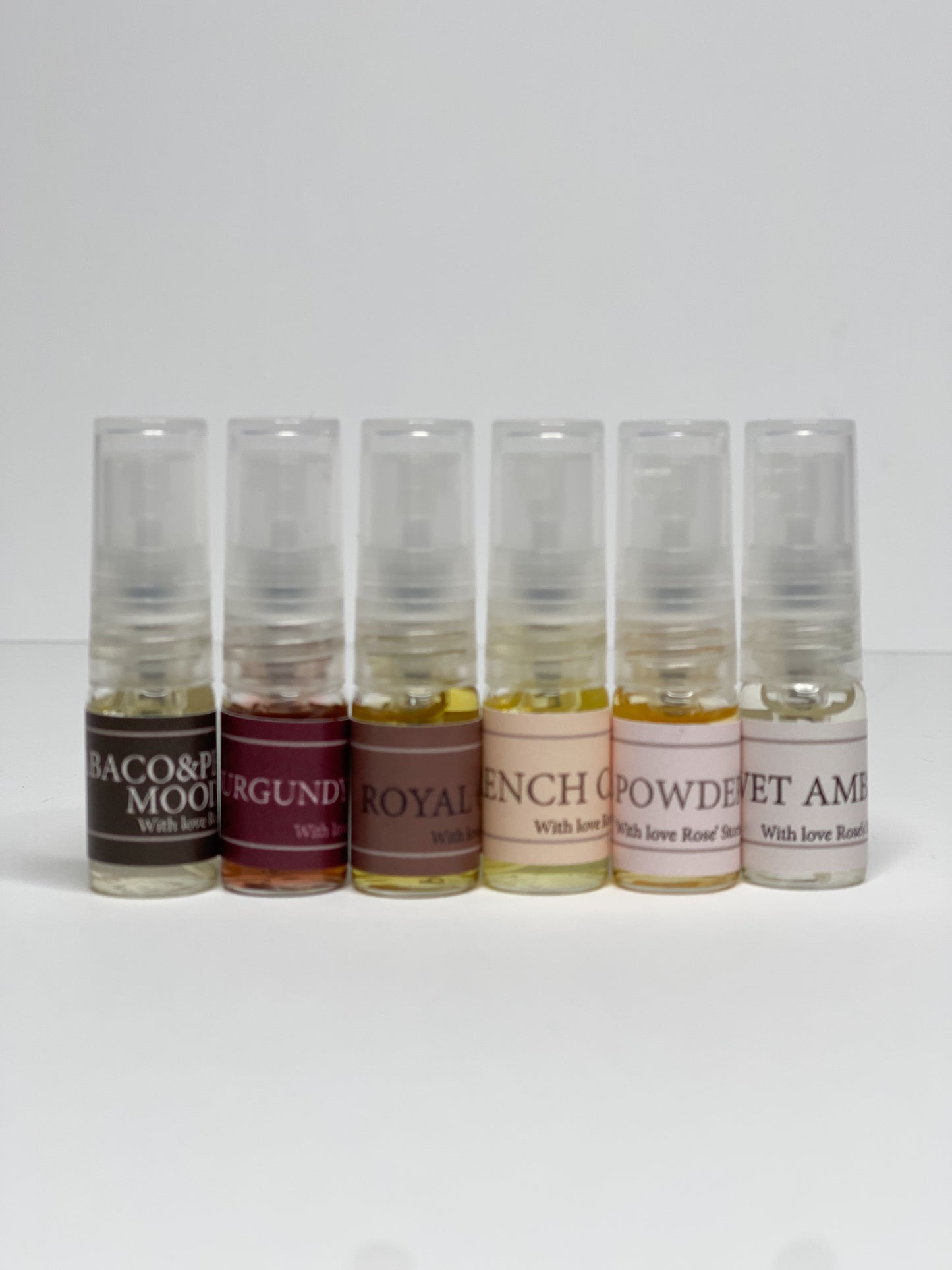 Mini kvapų rinkinys 6 x 2 ml