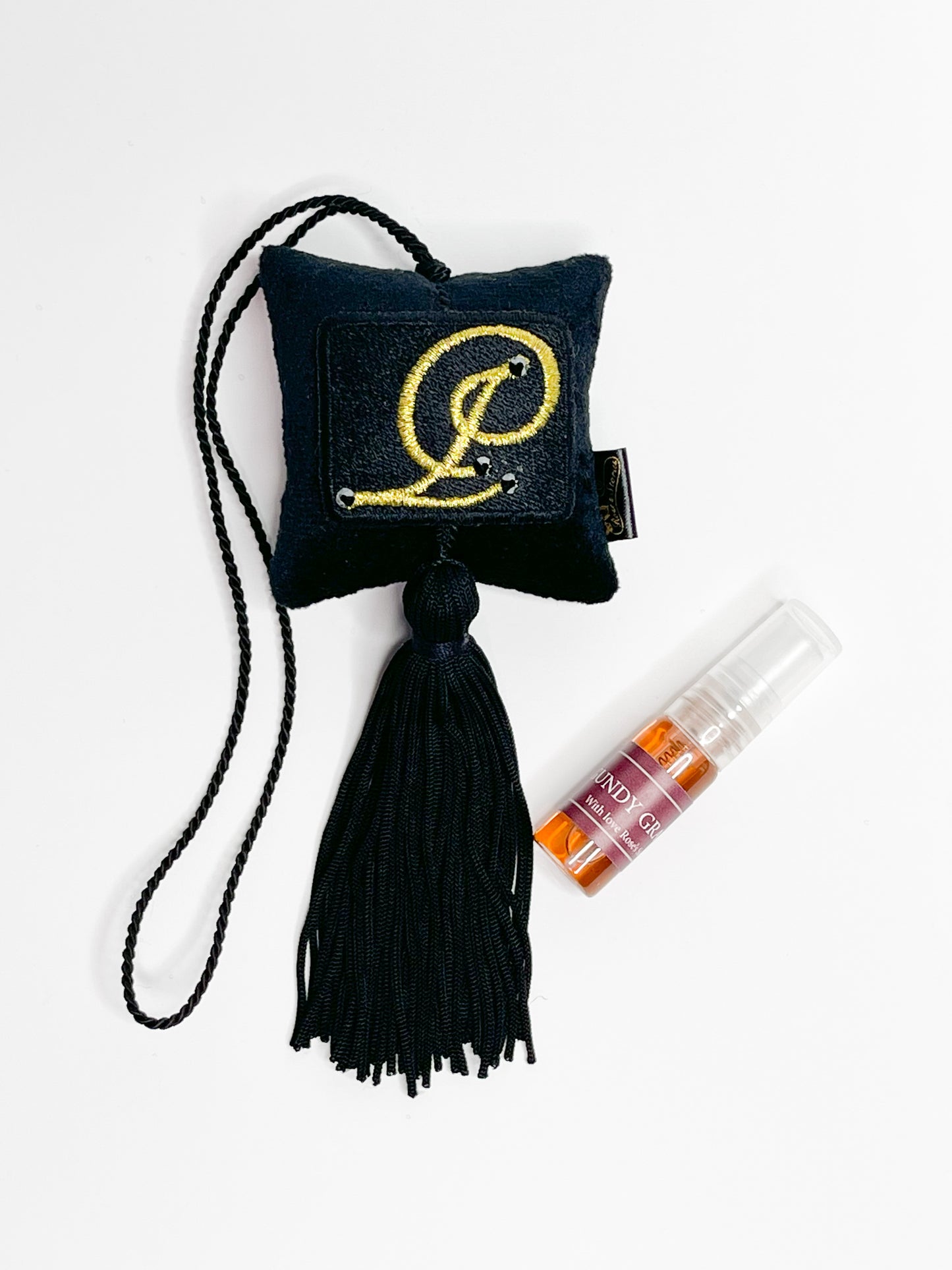 Hanging scent letter "P"