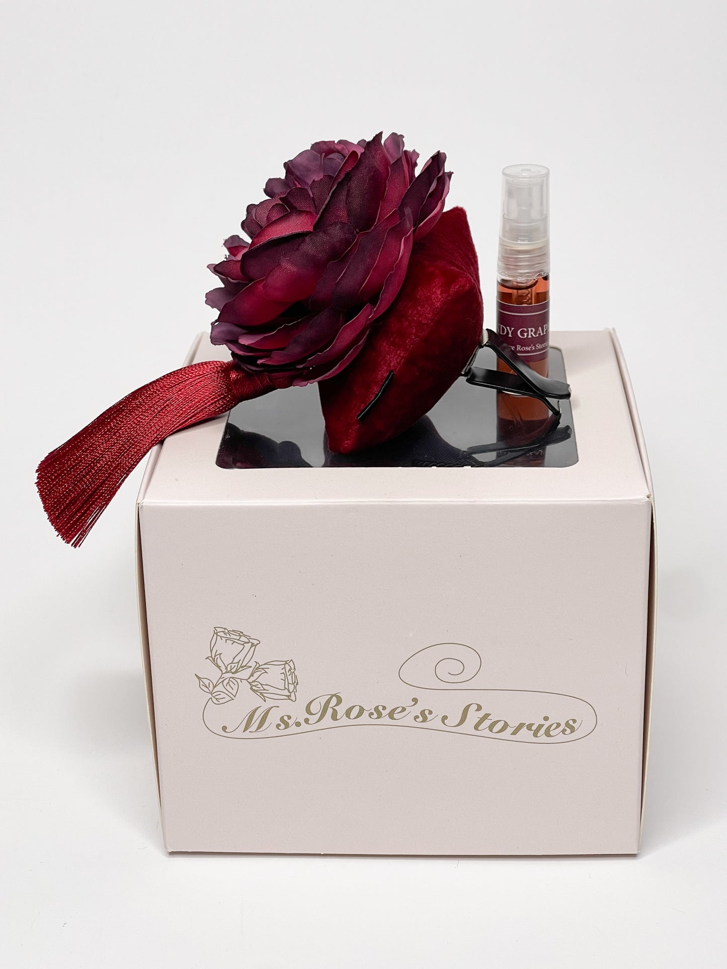 "Burgundy peony" car fragrance