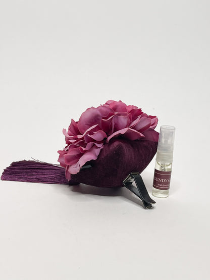 Kvapas automobiliui “Baklažano spalvos žiedas”