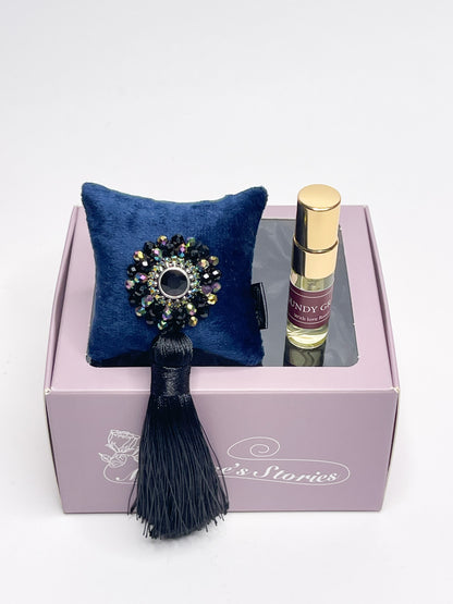 Kvapas automobiliui su žėrinčiais kristalais