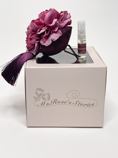 Kvapas automobiliui “Baklažano spalvos žiedas”