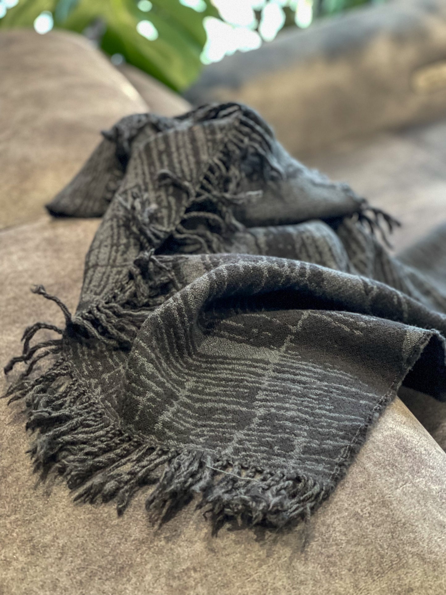 Merino wool blanket "Black Forest"