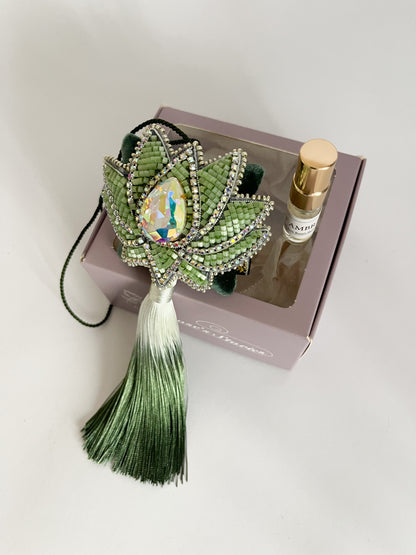 Hanging fragrance "Peach Lotus Ring"