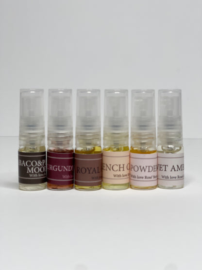 Mini kvapų rinkinys 6 x 2 ml