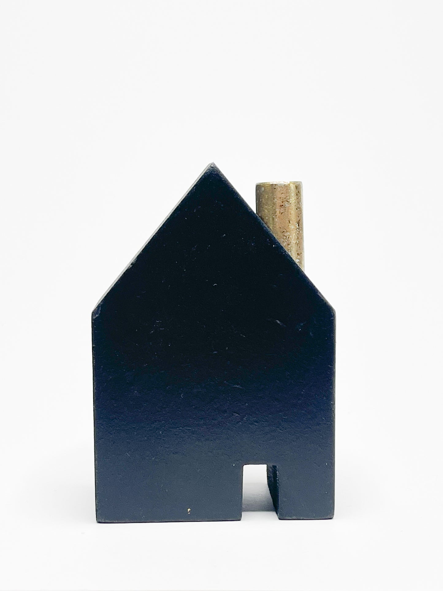 Wooden decoration/candlestick "Black house"