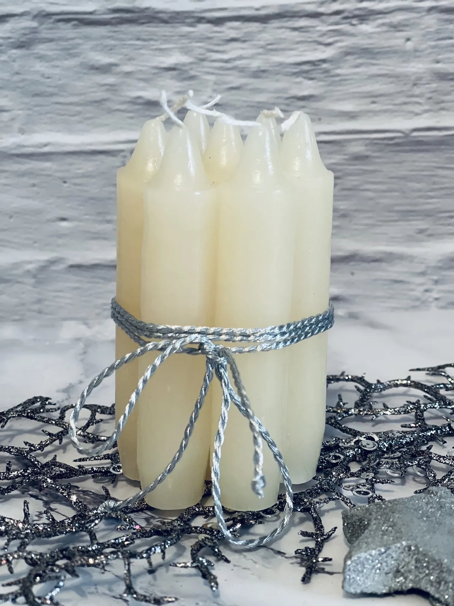 Candles (7 pcs.) - "Cream"