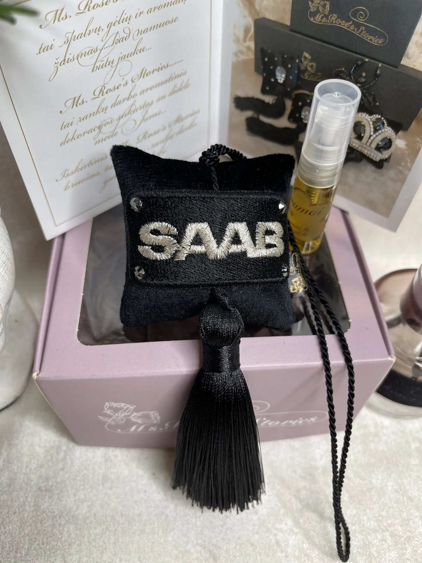 Hanging fragrance "SAAB"